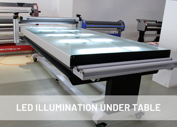Cama con iluminación LED Grafitek Laminadora Cama Plana GL1325-FB 1.3x2.5m