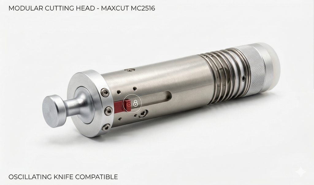 Cortadora MaxCut MC2516 Flatbed cuchilla drag knife
