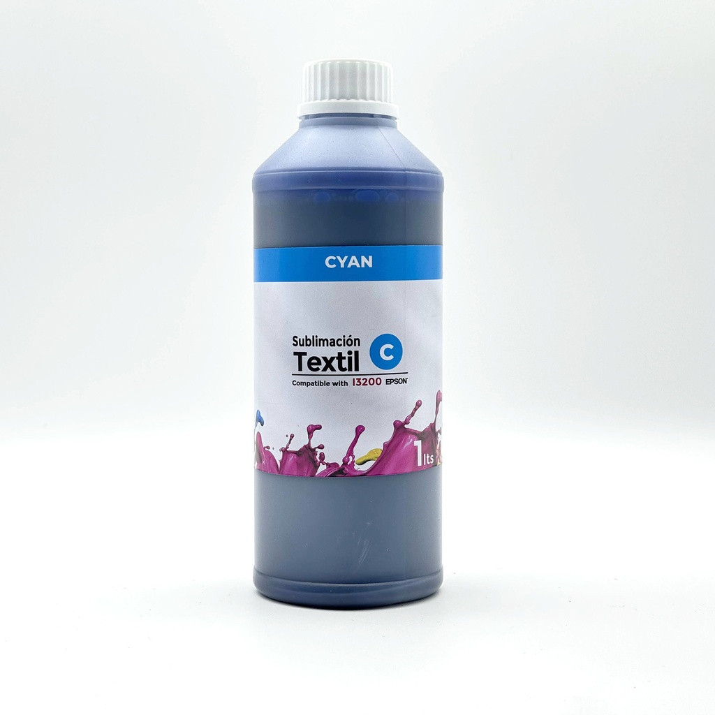 Skycolor tinta sublimaciòn Cyan Cabezal I3200 1Litro