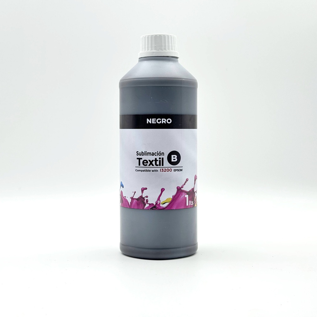 Skycolor tinta sublimaciòn Black  Cabezal I2300 1 Litro