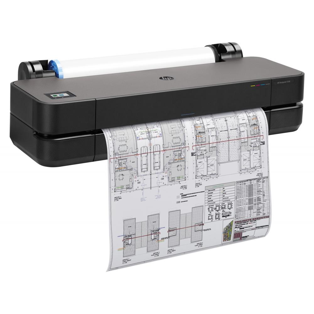 HP DesignJet T250 Plotter de impresiòn para planos T250 24 " 5HB06A