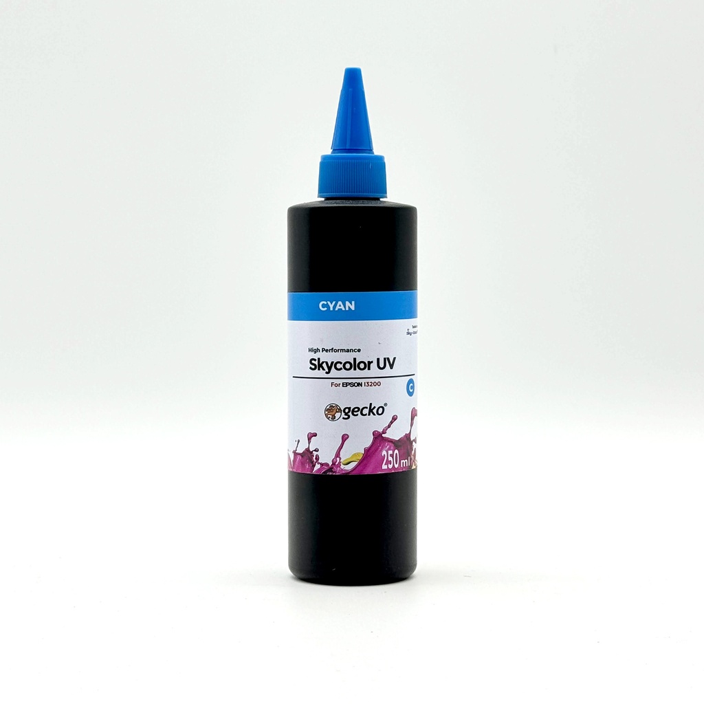 Skycolor tinta UV cabezal i3200 Cyan 250ml