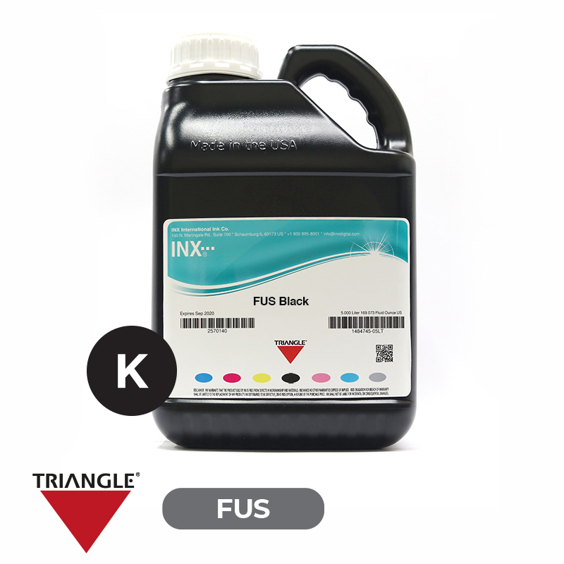 Tinta Triangle UV FUS Black 5lts Cabezales con tamaño de gota de 14-50 Picolitros