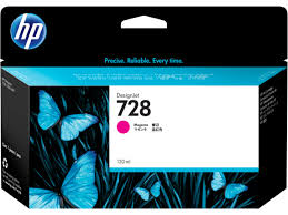 HP CARTUCHO TINTA 728 MAGENTA DESIGNJET T730/T830 MFP130ML (F9J66A)