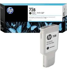 HP CARTUCHO TINTA 728 NEGRA MATE DESIGNJET T730/T830 MFP300ML (F9J68A)
