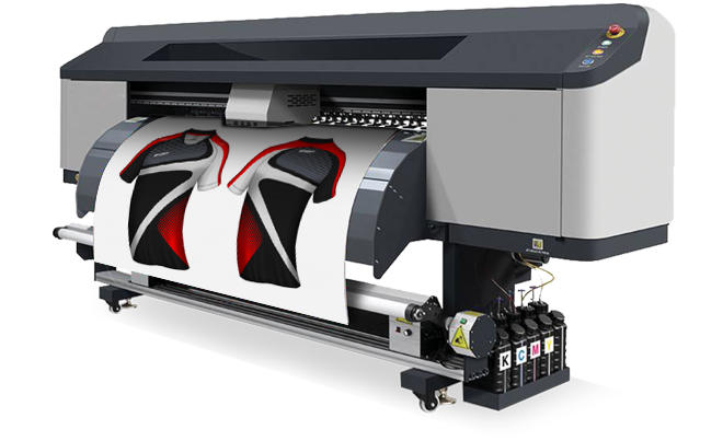 Impresora de sublimación Maxjet PF1800 DE 1.80mt, 4 cabezales KM512i de 6 picolitros