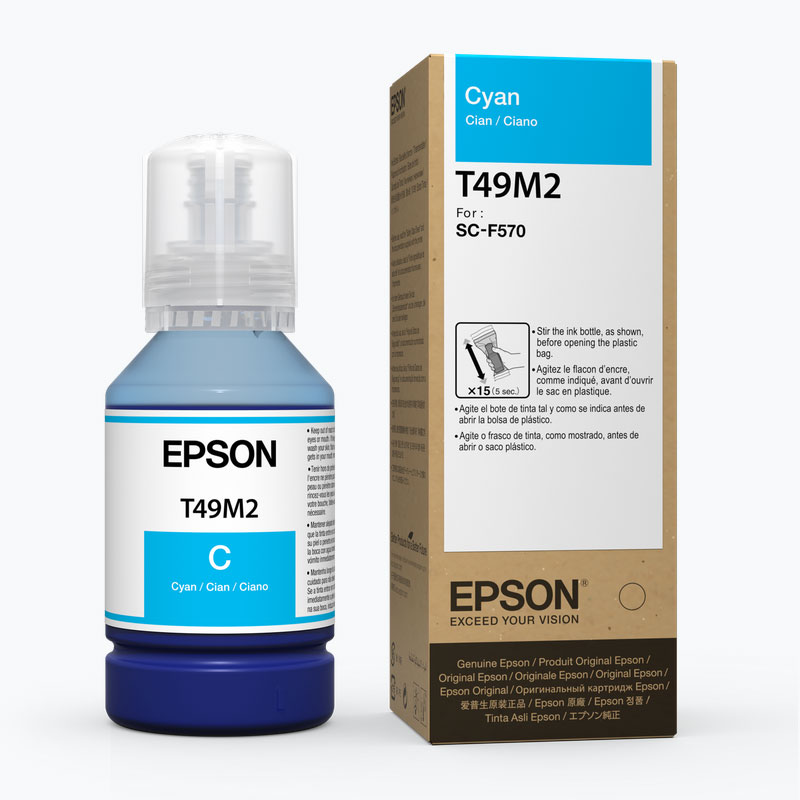 EPSON Tinta de sublimación Epson UltraChrome DS  T49M220 Cyan 140ml
