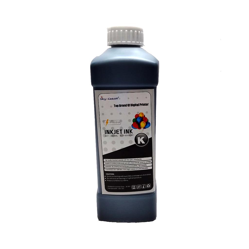 Tinta SkyColor Ecosolvente color negro ECO-I3200
