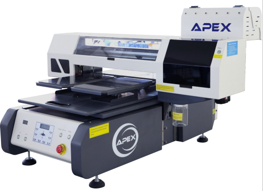 Impresora Apex directo a prendas DTG6090 con cabezal Epson DX5 CMYK+Blanco